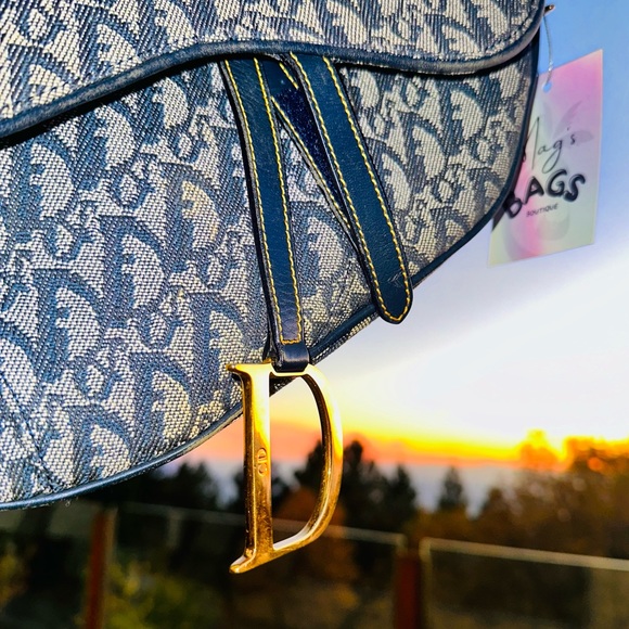 Dior: Trotter Saddle CD Shoulder Bag - Picture 2 of 16